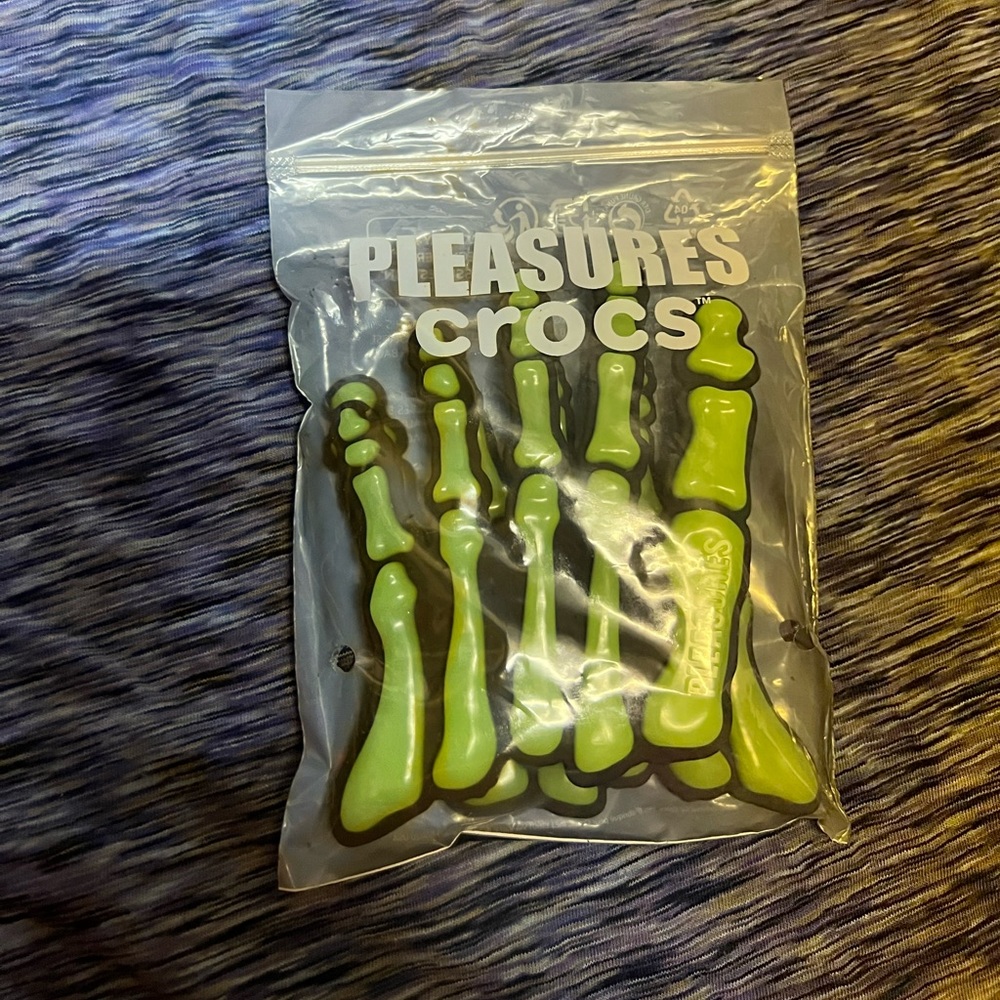 Pleasures Crocs Jibbitz hard to find and rare they are brand new in package